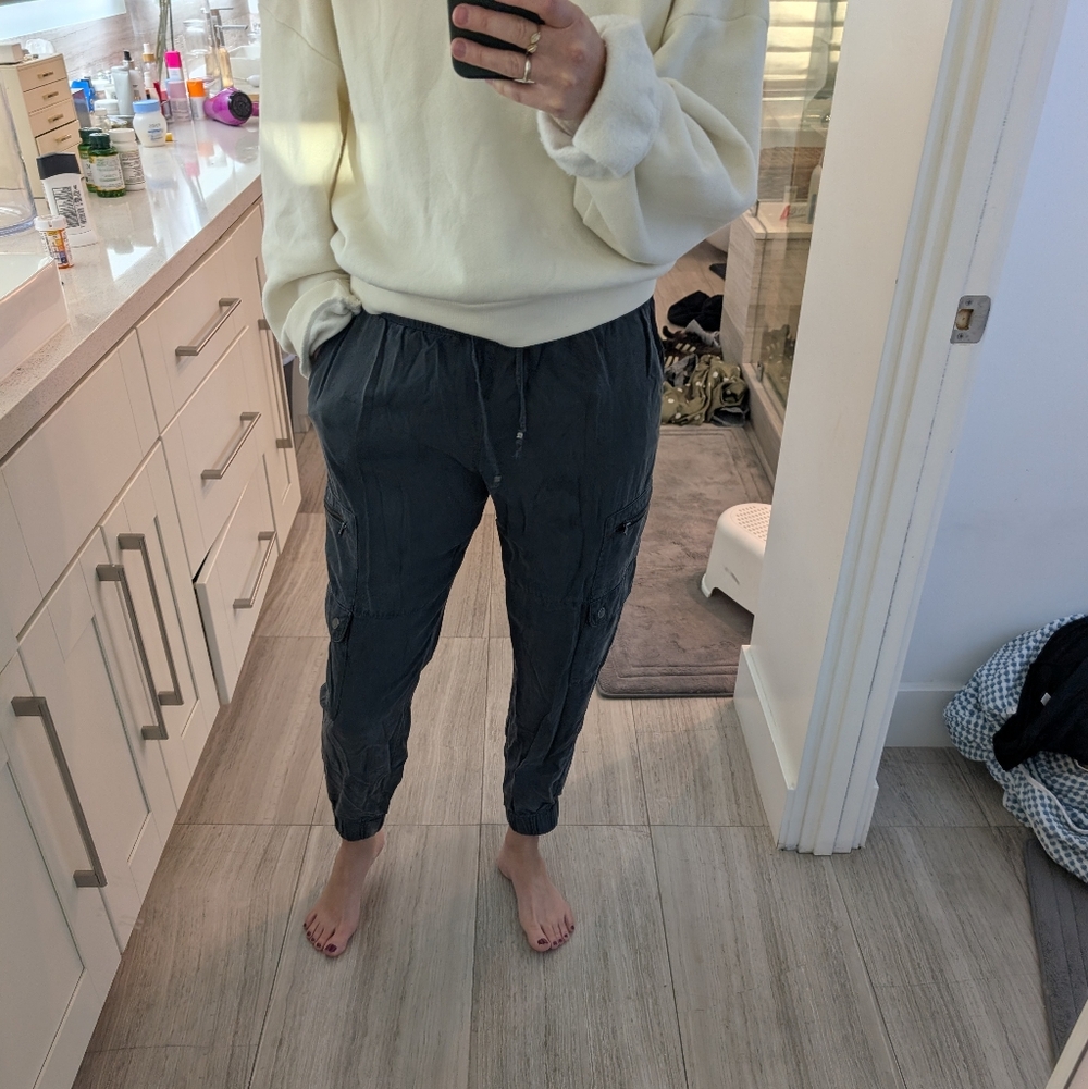 Banana Republic Dark Gray Joggers - Medium